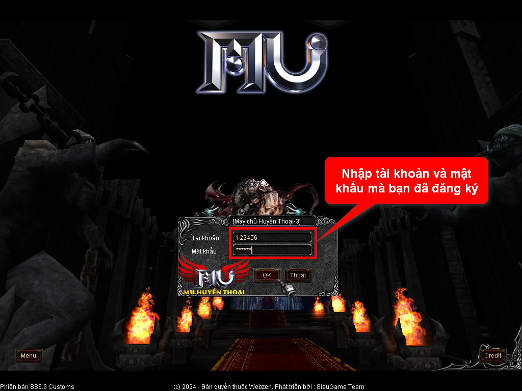 Chức năng chính của Game MU Thái Tử